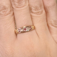 Edwardian ruby and rose diamond ring from 1906-Antique rings-The Antique Ring Shop
