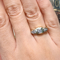 Vintage diamond ring in 14 carat gold-Vintage Rings-The Antique Ring Shop