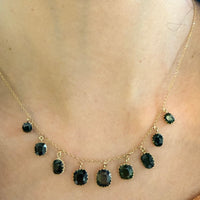 Tourmaline collier in 22 carat gold-colliers-The Antique Ring Shop