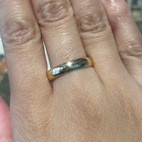 18 carat gold wedding band from 1898-wedding rings-The Antique Ring Shop