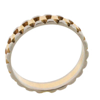 Watch band style ring in 14 carat gold-wedding rings-The Antique Ring Shop