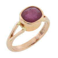 Ruby ring in 14 carat gold-Vintage Rings-The Antique Ring Shop