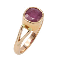 Ruby ring in 14 carat gold-Vintage Rings-The Antique Ring Shop