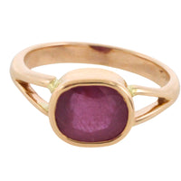Ruby ring in 14 carat gold-Vintage Rings-The Antique Ring Shop