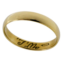 Vintage 14 carat gold wedding band-wedding rings-The Antique Ring Shop