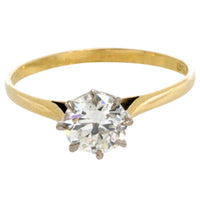 .80 carat diamond solitaire ring-engagement rings-The Antique Ring Shop
