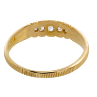 Victorian five stone diamond ring from 1895-Antique rings-The Antique Ring Shop
