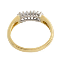 Vintage double row diamond ring-Vintage Rings-The Antique Ring Shop