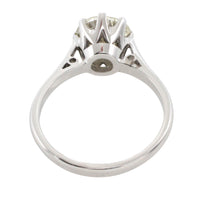 2.20 carat diamond solitaire ring in white gold-engagement rings-The Antique Ring Shop