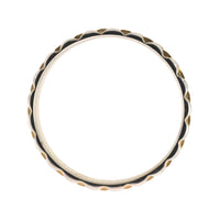 Watch band style ring in 14 carat gold-wedding rings-The Antique Ring Shop