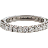 White gold eternity band with diamonds-wedding rings-The Antique Ring Shop