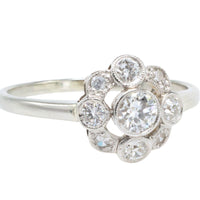 Antique five old cut diamond ring