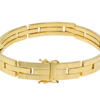 14 karaat gouden schakelarmband