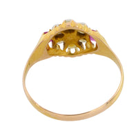 Ruby and pearl ring from 1872