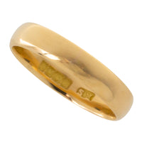 18 carat gold wedding band from 1898-wedding rings-The Antique Ring Shop
