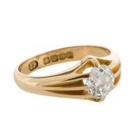 Old cut diamond solitaire ring from 1911-Antique rings-The Antique Ring Shop