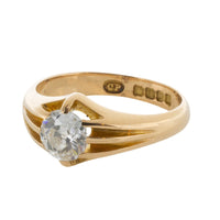 Old cut diamond solitaire ring from 1911-Antique rings-The Antique Ring Shop