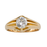 Old cut diamond solitaire ring from 1911-Antique rings-The Antique Ring Shop