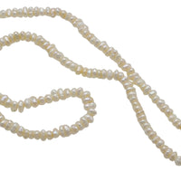 Baroque pearl necklace with 18 carat gold clasp-The Antique Ring Shop