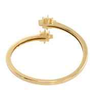 Diamond star ring in 14 carat gold-Vintage Rings-The Antique Ring Shop