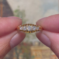 Edwardiaanse ring met een oud slijpsel diamant uit 1904
