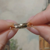 Vintage 14 carat gold wedding band