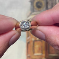 18 karaat gouden ring met diamant