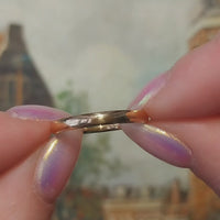 22 karaat gouden trouwring uit 1925