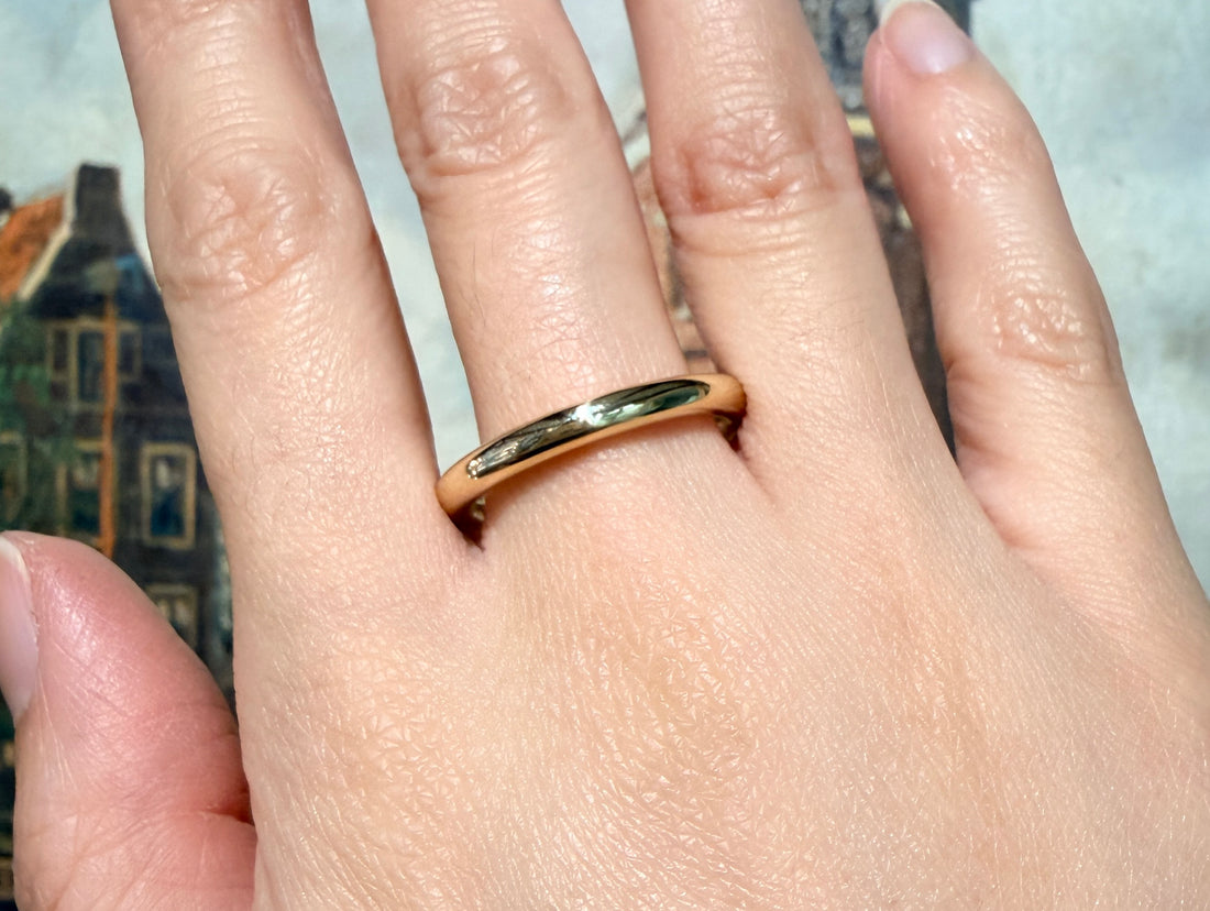 14 carat gold wedding band-wedding rings-The Antique Ring Shop