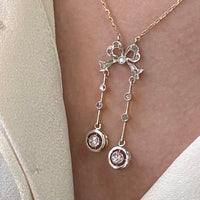 Edwardian diamond pendant in 18 carat gold