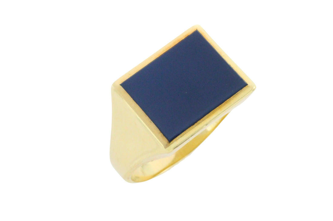 Vintage signet ring in 14 carat gold-gents rings-The Antique Ring Shop