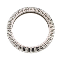 White gold eternity band with diamonds-wedding rings-The Antique Ring Shop