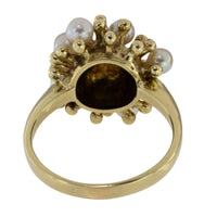 Vintage pearl ring in 14 carat gold-Vintage Rings-The Antique Ring Shop