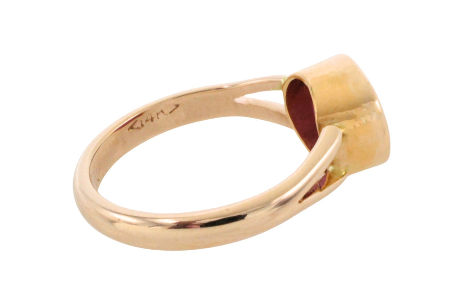 Ruby ring in 14 carat gold-Vintage Rings-The Antique Ring Shop