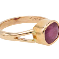Ruby ring in 14 carat gold-Vintage Rings-The Antique Ring Shop