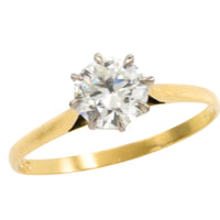 .80 carat diamond solitaire ring-engagement rings-The Antique Ring Shop