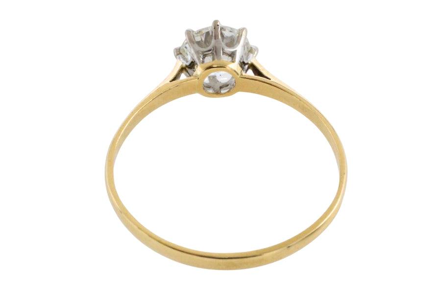 .80 carat diamond solitaire ring-engagement rings-The Antique Ring Shop