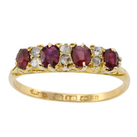 Edwardian ruby and diamond ring from 1910-The Antique Ring Shop