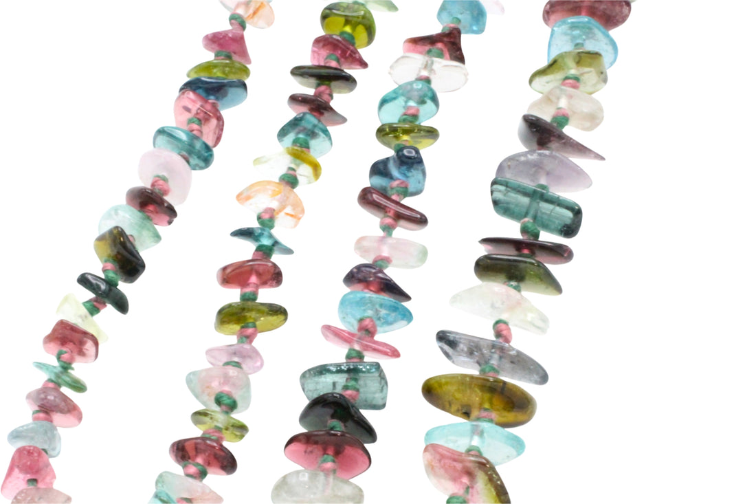 Diverse colored tourmaline collier-colliers-The Antique Ring Shop