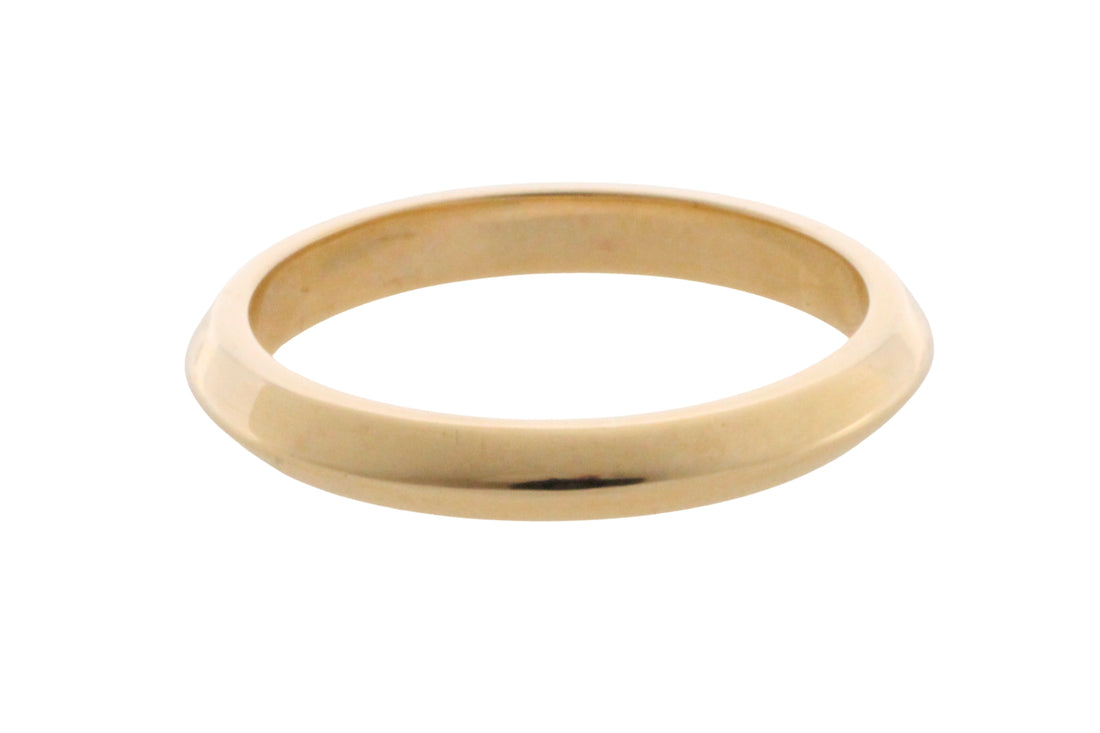Vintage 14 carat gold band-wedding rings-The Antique Ring Shop
