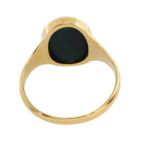 Edwardian period bloodstone signet ring-gents rings-The Antique Ring Shop