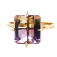 Ametrine ring in 14 carat gold-Vintage Rings-The Antique Ring Shop