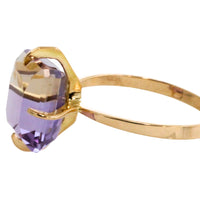 Ametrine ring in 14 carat gold-Vintage Rings-The Antique Ring Shop