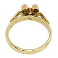 Vintage five stone old European cut diamond ring-Vintage Rings-The Antique Ring Shop