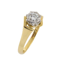 Vintage diamond solitaire ring-Vintage Rings-The Antique Ring Shop