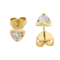 Diamond studs in 18 carat gold