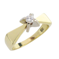 Vintage diamanten solitaire ring