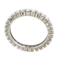 White gold eternity band with diamonds-wedding rings-The Antique Ring Shop