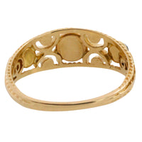 Garnet filigree ring in 14 carat gold-Vintage Rings-The Antique Ring Shop