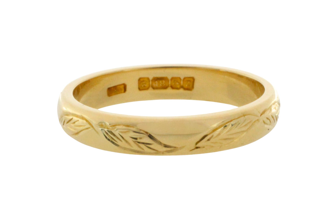 Wedding band with motif from 1924